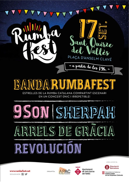 Rumbafest 2016: Presenta el cartell de Sant Quirze del Vallès