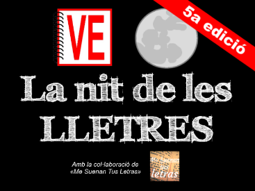 Nit de les lletres 2017 del Vull Escriure